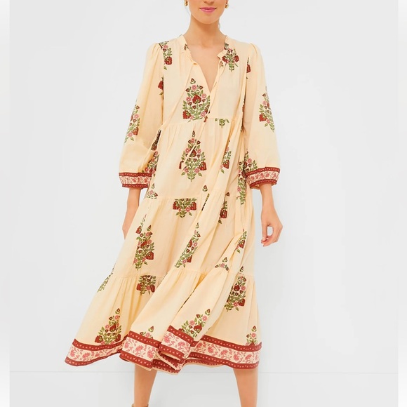 Tuckernuck Blush Chandelier Long Sleeve Salty Paloma Caftan - Picture 8 of 13